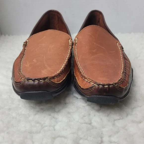 Allen Edmonds Boulder Port Washington Mens Driving Loafer Size 9.5 Brown Shoes